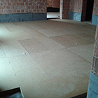 Dry screed with FiberTherm fiber wood