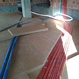 Dry screed with FiberTherm Fiber Wood