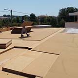 Fiber Wood Insulation roof with cement bonded particle boards
